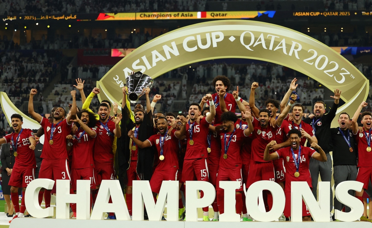 Akram Afif lập hat-trick khó tin trước Jordan, Qatar vô địch Asian Cup 2023